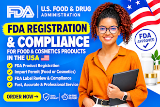 fda registration, import permit for food or cosmetics in USA, fda label review