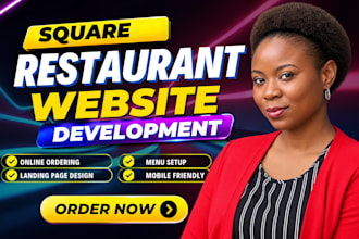 square restaurant website with online food ordering square menu pickup delivery