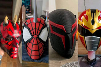 cosplay mask 3d cosplay mask helmet 3d helmet printed mask painted cosplay props