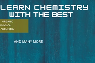 teach you organic and physical chemistry