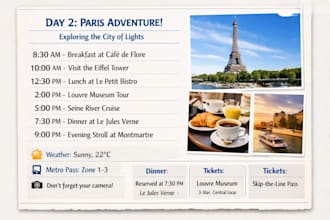 customize travel itineraries plan for your dream vacation