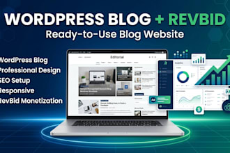 create a wordpress website and monetize it with revbid