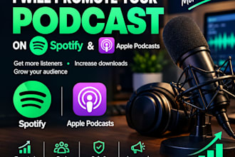 promote your podcast on spotify and apple podcasts