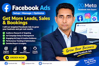 run facebook ads for salon spa to generate leads and booking