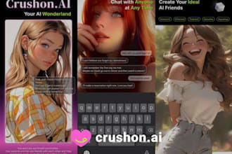 build saas ai nsfw app, ai companion app, nsfw game app, website