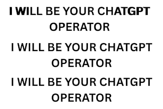 be your chatgpt operator