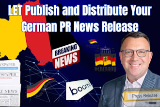 publish and distribute your german PR news release