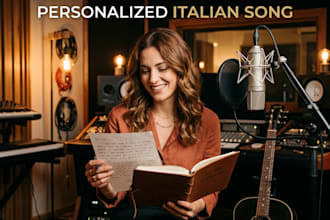 create a personalized italian song for your special occasion