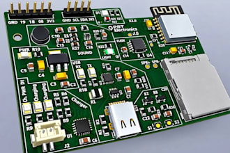 design rf pcb, antenna, esp32, stm32, high speed, multilayer and lora pcb