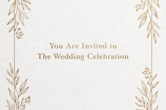design luxury wedding birthday and mehndi invitation