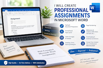 create professional assignments in microsoft word