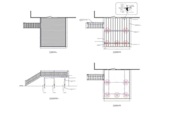create deck porch patio and pergola permit drawings
