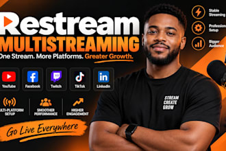 setup restream streamyard zoom live multi streaming, melon