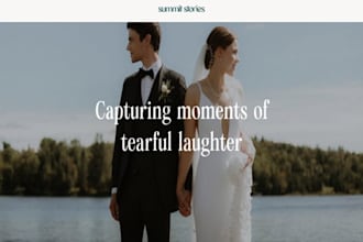 design wix wedding website bridal boutique website wedding photographer website