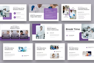 design medical research presentation healthcare slides clinical slide on canva