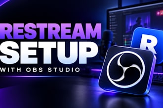 setup restream with obs for professional multistreaming