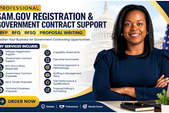 do sam gov registration contract, rfp, rfq, rfi and government contract proposal