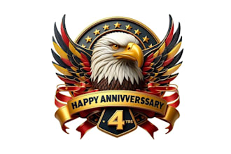 design high quality anniversary logo with unlimited revision
