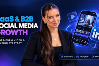 build a social media short form video linkedin content strategy for saas
