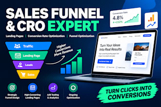 sales funnel optimization landing page cro conversion rate optimization expert