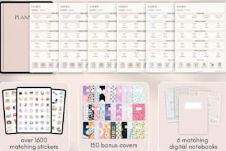 design journal planner and workbook design