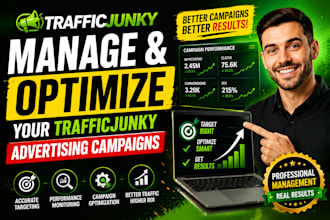 manage and optimize your traffic junky advertising campaigns