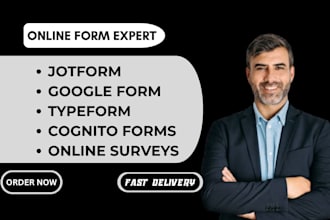 create smart and responsive online jotform for surveys or registrations