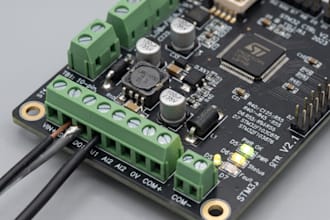 design stm32 pcb embedded hardware, schematic pcb layout custom controller board