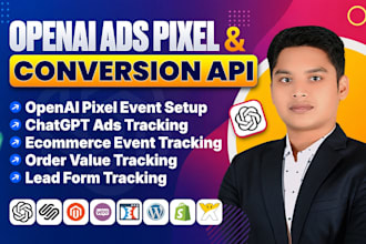 fix or setup openai chatgpt ads tracking, pixel and conversion API by GTM
