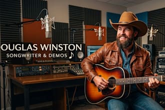 write custom country song, country rock lyricist songwriting and demo songwriter