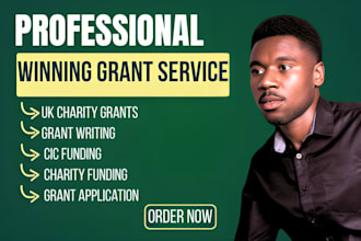 find grants and write winning applications for your UK charity or cic