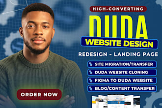 build and design duda website redesign duda website migration duda landing page