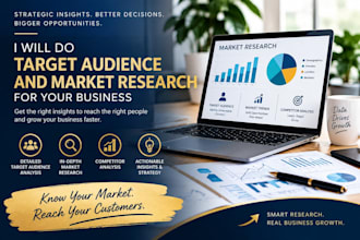 do target audience and market research for your business
