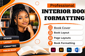 design layout book interior book cover book formatting