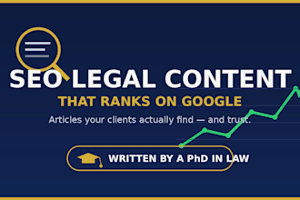 write expert legal articles and SEO blog posts for UK law firms