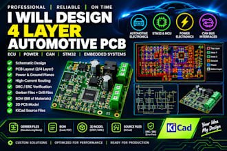 design 4 layer power electronics pcb