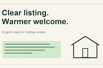 write your holiday rental listing and five guest messages
