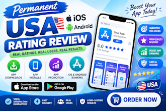 organic mobile app promotion, ios android app download install,app rating review