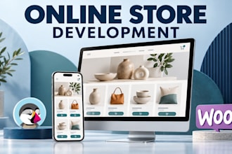 build your prestashop or woocommerce store