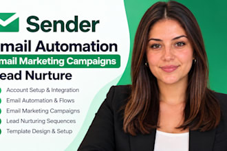 setup sender email automation sender email marketing campaigns lead nurture