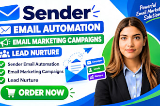 setup sender email automation sender email marketing campaigns lead nurture