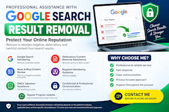 remove mugshots, erase negative link, false news on google