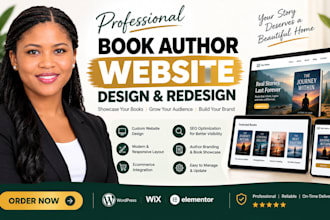 design author website, book author website and ebook website
