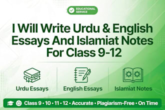 write urdu essays english essays and islamiat notes for students