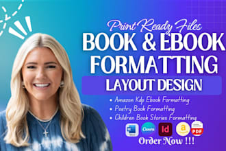 do kdp book formatting paperback poetry book formatting children book formatting