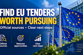 find and research relevant eu tender opportunities