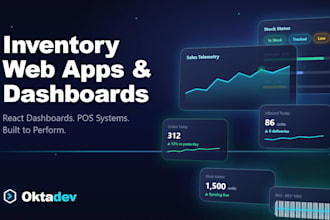 build a modern inventory management web app with dashboard