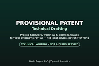 draft the technical description for your provisional patent