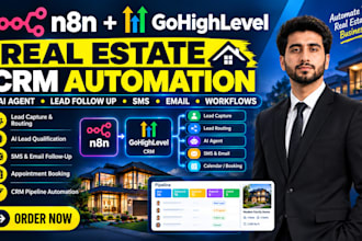 n8n gohighlevel CRM lead follow up for real estate