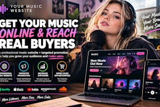 do music website with music promotion marketing for song sales